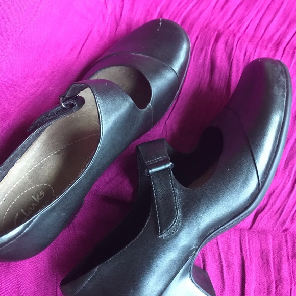 Clarks Black Mary Janes - Picture 10 of 10